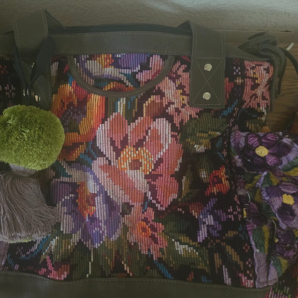 Gorgeous Embroidered Mayan purse